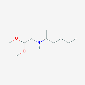 (R)-N-(2,2-Dimethoxyethyl)hexan-2-amine