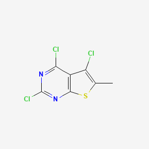 2,4,5-Trichloro-6-methyl-thieno-[2,3-d]-pyrimidine