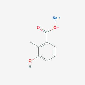 molecular formula C8H7NaO3 B8398330 Sodium cresolate 