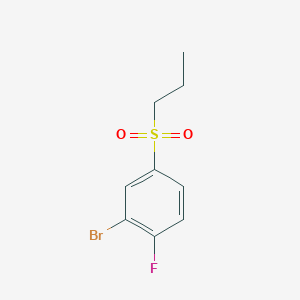 2-Bromo-1-fluoro-4-(propylsulfonyl)benzene
