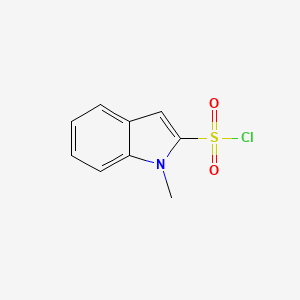 molecular formula C9H8ClNO2S B8398432 1-methyl-1H-indole-2-sulfonyl chloride 