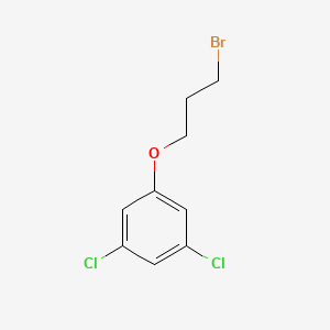 molecular formula C9H9BrCl2O B8398547 3-[3,5-Dichlorophenoxy]-1-bromopropane 