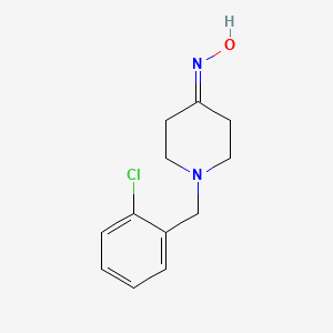 molecular formula C12H15ClN2O B8398646 1-(2-Chlorobenzyl)-4-piperidone oxime 