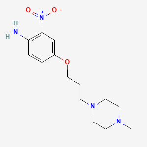 4-(3-(4-Methylpiperazin-1-yl)propoxy)-2-nitroaniline