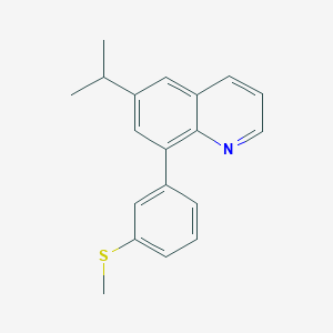 6-Isopropyl-8-(3-methylsulfanyl-phenyl)-quinoline