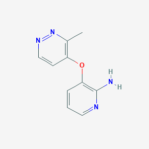 3-(3-Methylpyridazin-4-yloxy)pyridin-2-amine