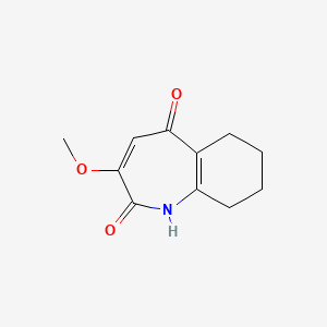 molecular formula C11H13NO3 B8398712 3-methoxy-6,7,8,9-tetrahydro-1H-1-benzazepine-2,5-dione 
