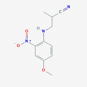2-Nitro-4-methoxy-(2'-methyl-2'-cyanoethyl)-aniline