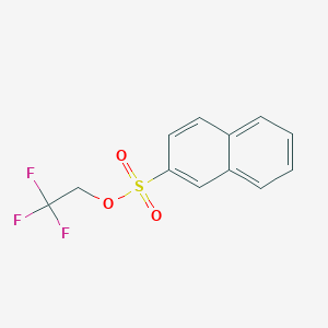 molecular formula C12H9F3O3S B8398730 2,2,2-Trifluoroethyl 2-naphthalenesulfonate 
