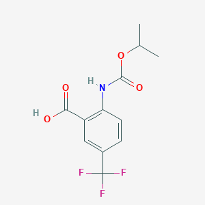 2-Isopropoxycarbonylamino-5-trifluoromethyl-benzoic acid