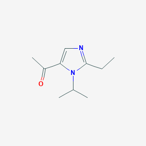1-Isopropy-2-ethyl-5-acetylimidazole