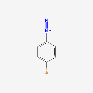 molecular formula C6H4BrN2+ B8398784 4-Bromobenzenediazonium 