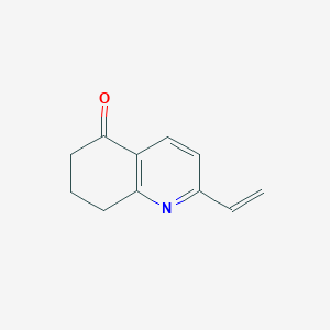 molecular formula C11H11NO B8398786 2-vinyl-7,8-dihydroquinolin-5(6H)-one 