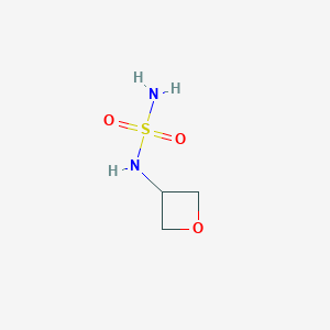 molecular formula C3H8N2O3S B8398812 N-(oxetan-3-yl)aminosulfonamide 