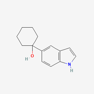 B8399129 1-(1H-Indol-5-yl)cyclohexanol CAS No. 262593-62-4