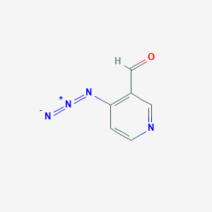 molecular formula C6H4N4O B8399202 4-Azidopyridine-3-carbaldehyde 