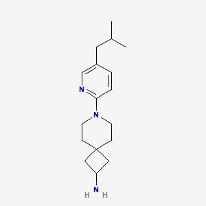 7-(5-Isobutylpyridin-2-yl)-7-azaspiro[3.5]non-2-ylamine
