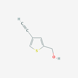 molecular formula C7H6OS B8399285 (4-Ethynyl-2-thienyl)methanol 
