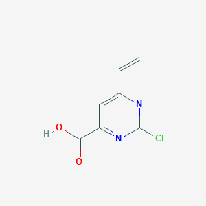 2-Chloro-6-vinylpyrimidine-4-carboxylic acid
