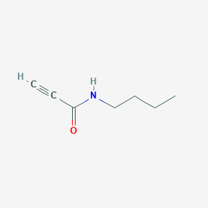 molecular formula C7H11NO B8399338 N-Butylpropiolamide 