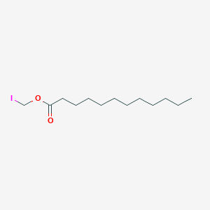 molecular formula C13H25IO2 B8399346 Iodomethyldodecanoate 
