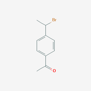 molecular formula C10H11BrO B8399361 1-[4-(1-Bromoethyl)-phenyl]-ethanone 