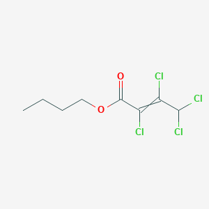 molecular formula C8H10Cl4O2 B8399398 2,3,4,4-Tetrachloro-2-butenoic acid n-butyl ester CAS No. 78144-04-4
