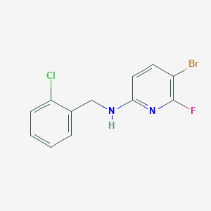 (5-Bromo-6-fluoro-pyridin-2-yl)-(2-chloro-benzyl)-amine