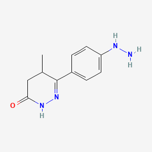 6-(4-Hydrazinylphenyl)-5-methyl-4,5-dihydropyridazin-3(2H)-one