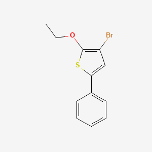 3-Bromo-2-ethoxy-5-phenylthiophene