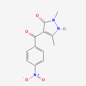 1,3-Dimethyl-4-(4-nitrobenzoyl)-5-hydroxypyrazole