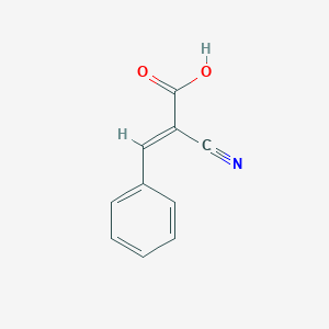 molecular formula C10H7NO2 B083995 α-氰基肉桂酸 CAS No. 14378-06-4