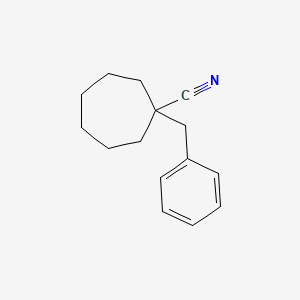 1-(Phenylmethyl)cycloheptanecarbonitrile