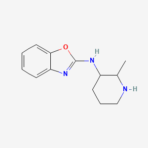 (+/-)-N-(-2-methylpiperidin-3-yl)benzo[d]oxazol-2-amine