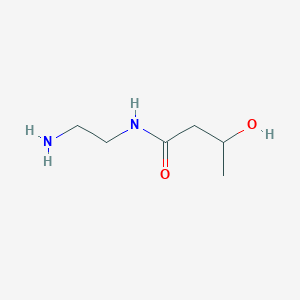 molecular formula C6H14N2O2 B8399589 2-(3-Hydroxybutanoylamino)-ethylamine 