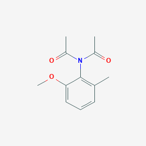 N-acetyl-N-(2-methoxy-6-methylphenyl)acetamide