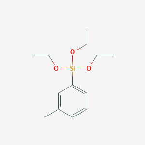 molecular formula C13H22O3Si B8399717 Triethoxy(m-tolyl)silane 