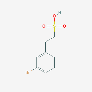 molecular formula C8H9BrO3S B8399865 2-(3-Bromophenyl)ethanesulfonic acid 