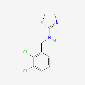 molecular formula C10H10Cl2N2S B8399928 2-(2,3-Dichlorobenzylamino)-2-thiazoline 