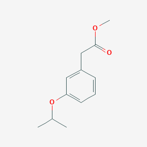 molecular formula C12H16O3 B8399961 Methyl(3-isopropoxyphenyl)acetate 