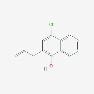 molecular formula C13H11ClO B8399978 2-Allyl-4-chloronaphthalene-1-ol 