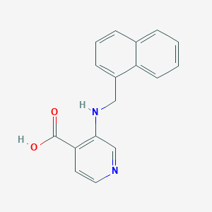 3-[(Naphthalene-1-ylmethyl)amino]pyridine-4-carboxylic acid