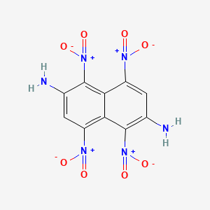 molecular formula C10H6N6O8 B8400156 2,6-Diamino-1,4,5,8-tetranitronaphthalene 