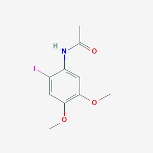 molecular formula C10H12INO3 B8400162 N-(2-Iodo-4,5-dimethoxyphenyl)acetamide 