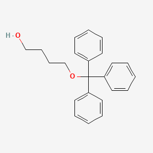 molecular formula C23H24O2 B8400192 4-Trityloxybutan-1-ol CAS No. 38257-94-2