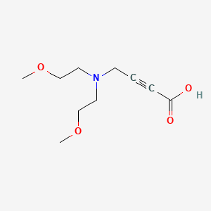 4-[Bis-(2-methoxyethyl)-amino]-but-2-ynoic acid