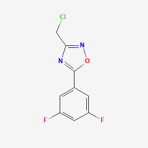 3-(Chloromethyl)-5-(3,5-difluorophenyl)-1,2,4-oxadiazole