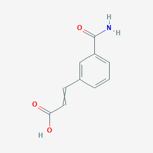 molecular formula C10H9NO3 B8400317 3-Aminocarbonylcinnamic acid 