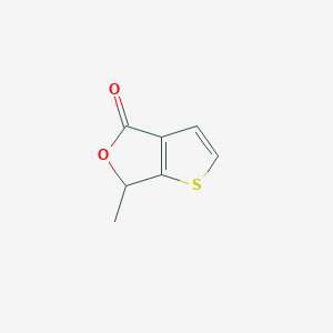 molecular formula C7H6O2S B8400363 6-methyl-6H-thieno[2,3-c]furan-4-one 