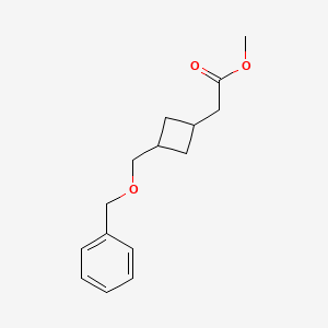 Methyl 2-(3-((benzyloxy)methyl)cyclobutyl)acetate